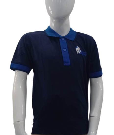 Benchmark Boys Blue Polo Shirt